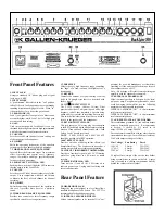 Предварительный просмотр 3 страницы Gallien-Krueger Backline 100 Operating Instructions Manual