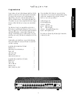 Предварительный просмотр 3 страницы Gallien-Krueger Backline 210 Owner'S Manual