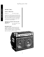 Предварительный просмотр 12 страницы Gallien-Krueger Backline 210 Owner'S Manual