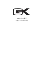 Gallien-Krueger MB110 Owner'S Manual предпросмотр