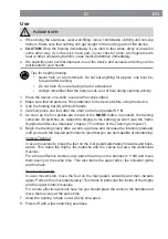 Preview for 21 page of GALLIN 07025 Instruction Manual