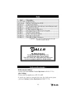 Preview for 27 page of Galls ST300 Installation And Operating Instructions Manual