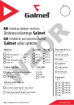 Preview for 1 page of Galmet KSG21 GT Installation And Operation Manual