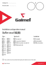 Galmet SG 100 Installation And Operation Manual preview