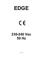 Galvamet Edge Installation, Operating And Maintenance Instructions preview