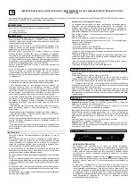 Preview for 6 page of Galvamet i-HOOD Installation, Operating And Maintenance Instructions For The Installer And The User