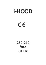 Galvamet i-HOOD Installation, Operating And Maintenance Instructions preview