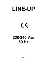 Galvamet LINE-UP Installation, Operating And Maintenance Instructions preview