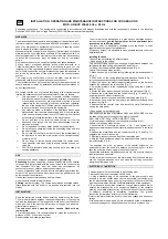 Preview for 4 page of Galvamet LINE-UP230 Vac 50 Hz Installation, Operating And Maintenance Instruction