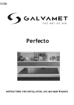 Galvamet Perfecto Instructions For Installation, Use And Maintenance Manual предпросмотр