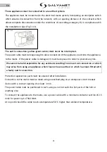 Preview for 21 page of Galvamet Perfecto Instructions For Installation, Use And Maintenance Manual