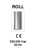 Предварительный просмотр 1 страницы Galvamet ROLL Manual