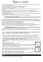 Предварительный просмотр 11 страницы Galvamet SKID EVO Installation, Operating And Maintenance Manual