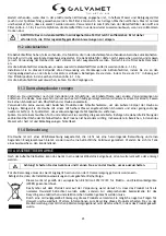 Предварительный просмотр 21 страницы Galvamet SKID EVO Installation, Operating And Maintenance Manual