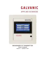 Galvanic Applied Sciences MONITEK MESSENGER User Manual preview