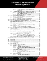 Preview for 4 page of Galvanic Applied Sciences ViscoSite VL800 Operating Manual