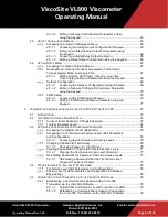 Preview for 5 page of Galvanic Applied Sciences ViscoSite VL800 Operating Manual