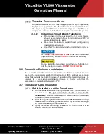 Preview for 35 page of Galvanic Applied Sciences ViscoSite VL800 Operating Manual