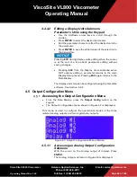 Preview for 64 page of Galvanic Applied Sciences ViscoSite VL800 Operating Manual