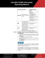 Preview for 67 page of Galvanic Applied Sciences ViscoSite VL800 Operating Manual