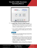 Preview for 74 page of Galvanic Applied Sciences ViscoSite VL800 Operating Manual