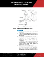 Preview for 105 page of Galvanic Applied Sciences ViscoSite VL800 Operating Manual