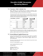 Preview for 110 page of Galvanic Applied Sciences ViscoSite VL800 Operating Manual