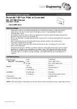 Galvin Engineering Flowmatic TZ-FLOWSENC24 Installation Manuallines preview