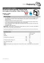 Предварительный просмотр 1 страницы Galvin Engineering GalvinCare CP-BS Lead Safe 121.35.64.00 Product Installation