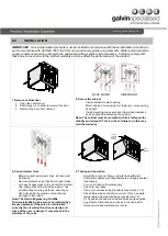 Preview for 5 page of Galvin Specialised 101.10.70.10 Product Installation Manualline