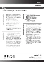 Galvin Specialised CliniLever TM-BASCP Manual preview