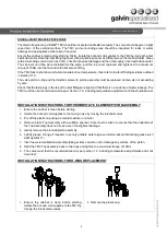 Preview for 8 page of Galvin Specialised CliniMix Lead Safe TMV SS Product Installation Manualline