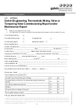 Preview for 13 page of Galvin Specialised CliniMix Lead Safe TMV SS Product Installation Manualline