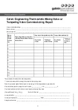 Preview for 15 page of Galvin Specialised CliniMix Lead Safe TMV SS Product Installation Manualline