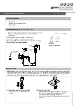 Preview for 2 page of Galvin Specialised Ezy-Drink CP-BS TD15EB Product Installation Manualline