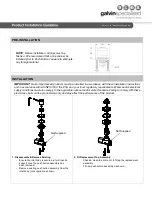 Preview for 2 page of Galvin Specialised Ezy-Drink Lead Safe CP-BS Product Installation Manualline