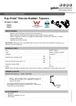 Preview for 1 page of Galvin Specialised Ezy-Drink TD45C Product Installation Manualline