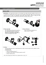 Preview for 2 page of Galvin Specialised Ezy-Drink TD45C Product Installation Manualline