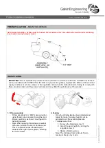 Preview for 2 page of Galvin Specialised Ezy-Drink TD45XP Product Installation Manualline