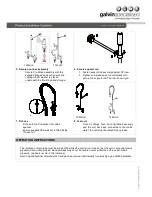 Preview for 4 page of Galvin Specialised Ezy-Wash TF83HJS Product Installation Manualline