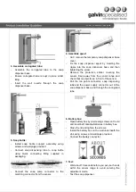 Preview for 5 page of Galvin Specialised Flowmatic Tubular 2030 Product Installation Manualline