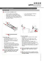 Preview for 4 page of Galvin Specialised Safe-Cell TZ-FLOWTPANMDT Product Installation Manualline