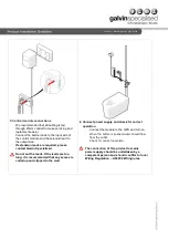 Preview for 6 page of Galvin Specialised Safe-Cell TZ-FLOWTPANMDT Product Installation Manualline