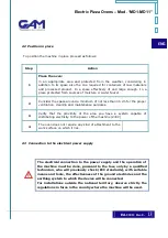 Preview for 13 page of GAM MD1 Installation Operating And Maintenance Istructions