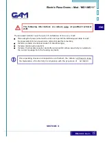 Preview for 15 page of GAM MD1 Installation Operating And Maintenance Istructions