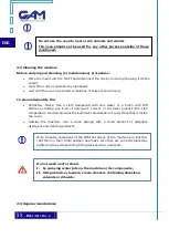 Preview for 18 page of GAM MD1 Installation Operating And Maintenance Istructions