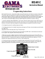 Preview for 2 page of GAMA Electronics RF24V1C Instruction Manual