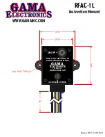 Preview for 4 page of GAMA Electronics RFAC-1L Instruction Manual