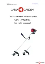 Gama Garden GBC 43 Instruction Manual preview