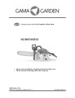 Gama Garden GCS45 Operating	 Instruction preview